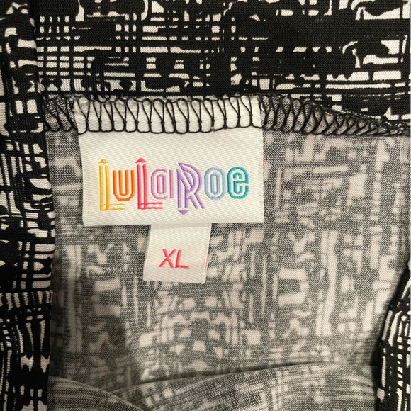 Lularoe Black and White Maxi Skirt- XL - Picture 2 of 3